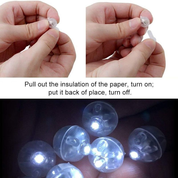 ED Balloner Lys, Runde LED Ballon Lys, Hjem til
