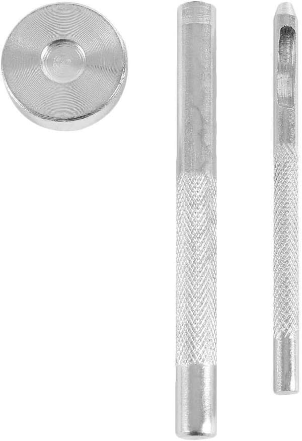 360 stycken kapselnit, 4 färger metallnit set fixering
