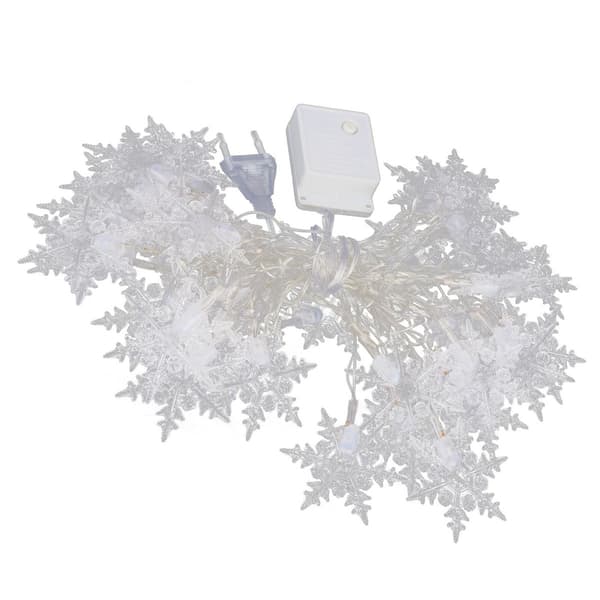 40LED plug-in snefnug udendørs fe-lys med 8 tilstande til KLB