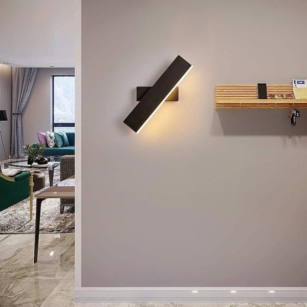 Moderna LED-vägglampor, hall, arbetsrum, sovrum, sängbord, justerbart