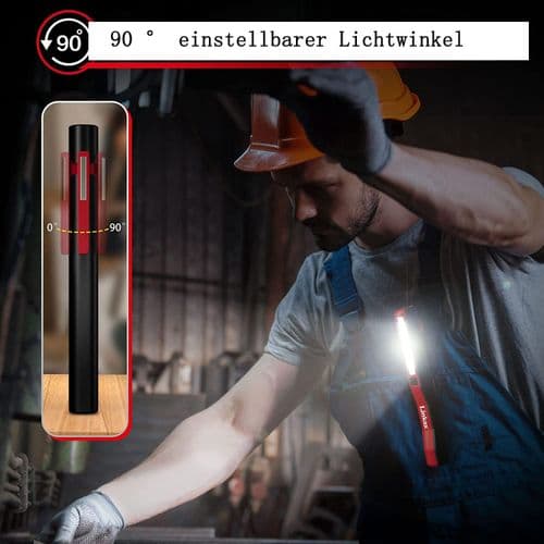 USB-oppladbart USB arbeidslys Cob lommelykt lommelys Ultra
