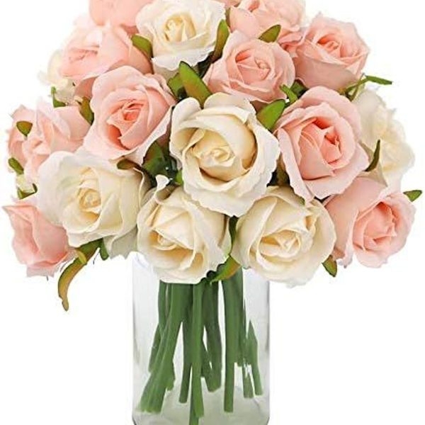 Kunstig rose, silkeblomst, falsk blomst, brudens brudebukett, KLB