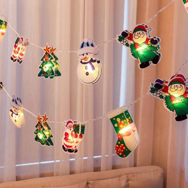 Julepynt anheng lys LED jul gammel KLB