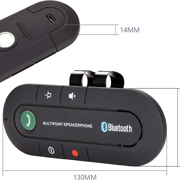Bil handsfree-system Bluetooth solskjerm handsfree bilsett