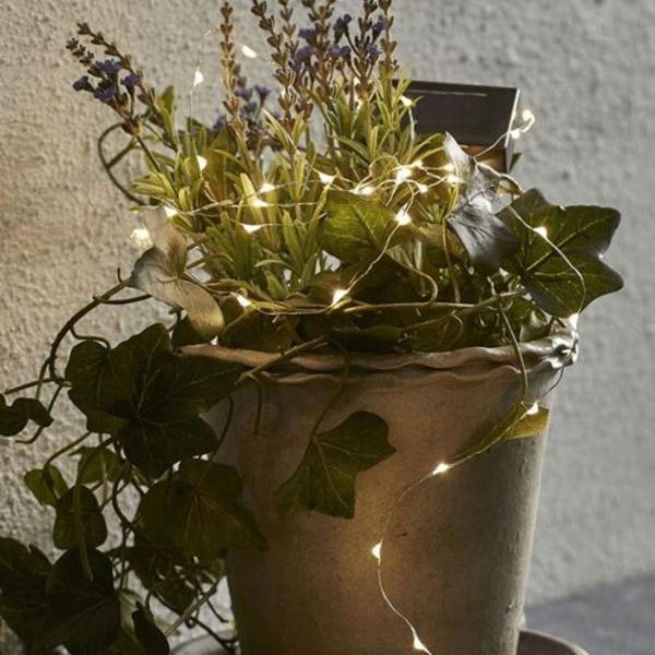 EisEyen 4M 40 String Lights Solcellsbelysning Utomhus Micro LED Fe-ljus Tråd