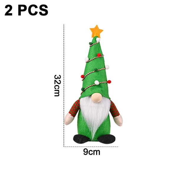 Plysch Jul Gnomes Plysch Elf Dockor Prydnader Jul Stil 4 KLB