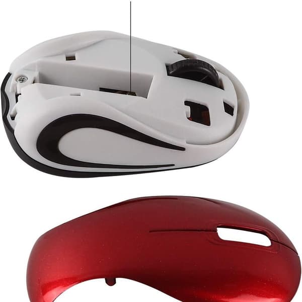 Mini liten trådlös mus för barn, optisk bärbar med USB