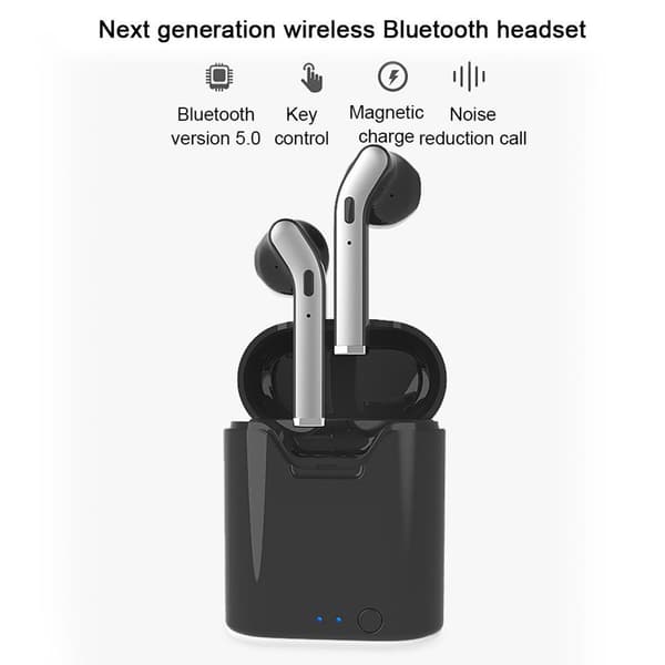 Bluetooth-kuulokkeet Langattomat kuulokkeet Musta