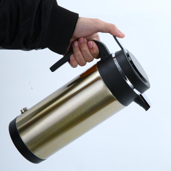 Isolerad kaffemugg för bilvattenkokare med stor kapacitet