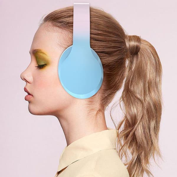 Bluetooth-hörlurar med inbyggd mikrofon och vikbara trådlösa