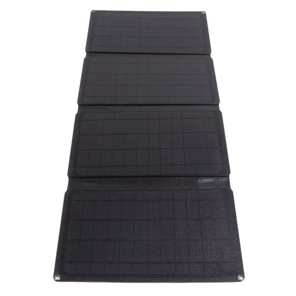 32W 5V 4 Panel Semi Flexibel Bärbar Solpanel Laddare KLB