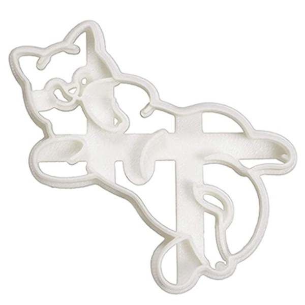 Kageform, 3D katteforme til børn, Kitty Butt Shape1 KLB