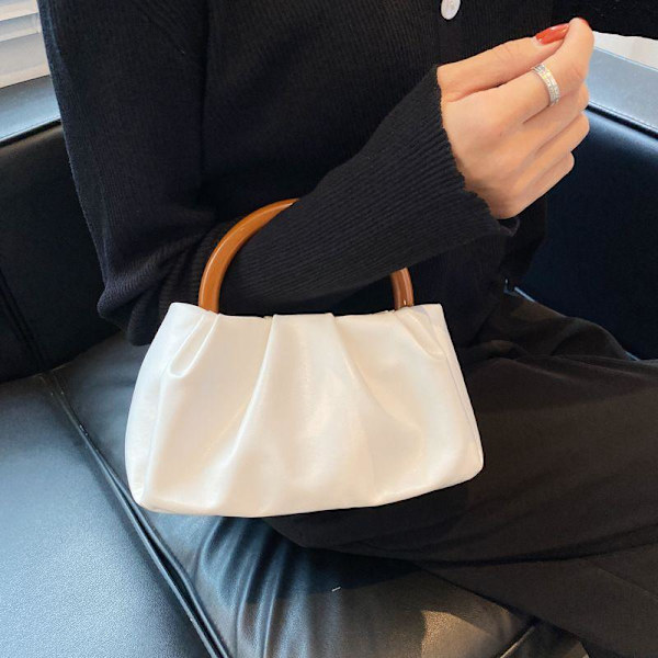 Mærkevare kvinders taske fold følelse håndtaske sød stil en-skulder diagonal taske lille taske