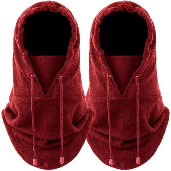 Novawo Balaclava Dobbel Tykk Balaclava Vindtett Varm Balaclava Motorsykkel