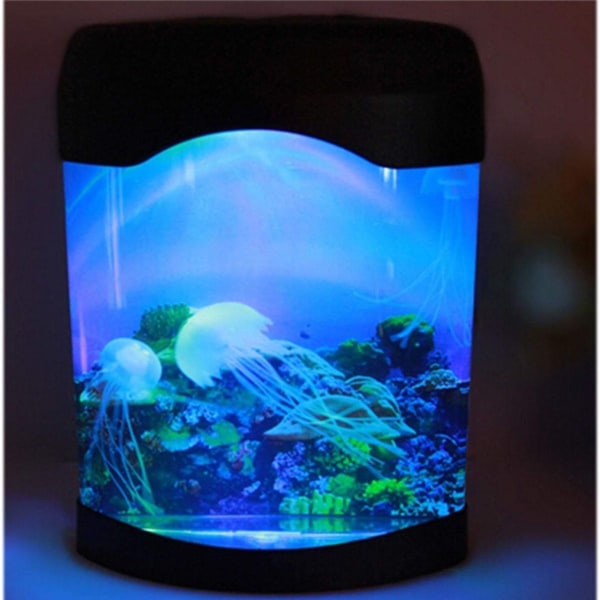 LED artificiell manet akvarium belysning manet dekoration