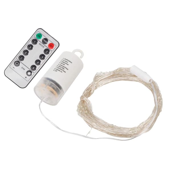 2m 200 LED lyslenke med 8 moduser fjernkontroll KLB
