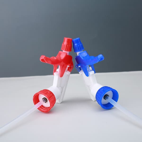 Sprayhode Spray i blå (individuelt)|Sprayhette for flasker (passer 28/400 gjenger)-