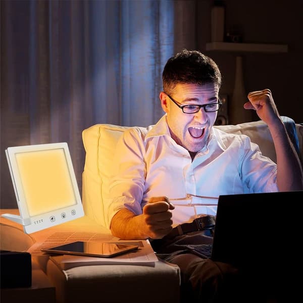 Dagslyslampe SAD-lampe stemningsbelysning for hvit KLB