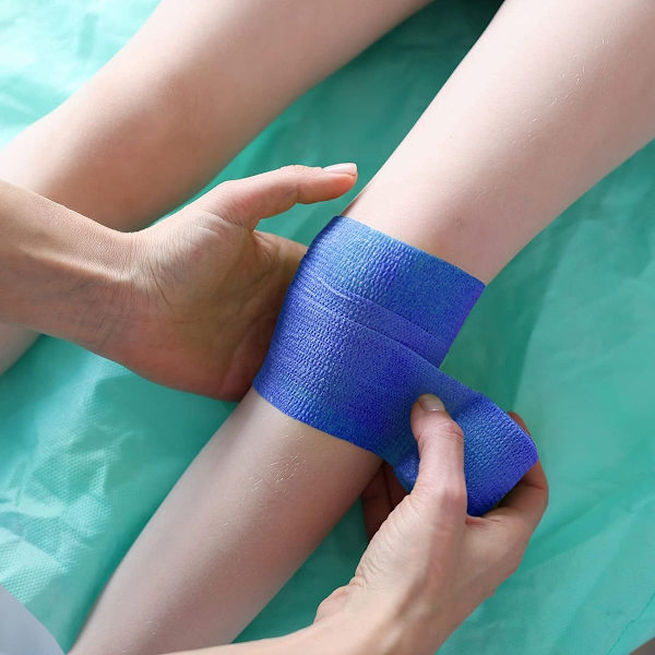 Selvklæbende bandage ruller: elastiske bandager til atleter KLB