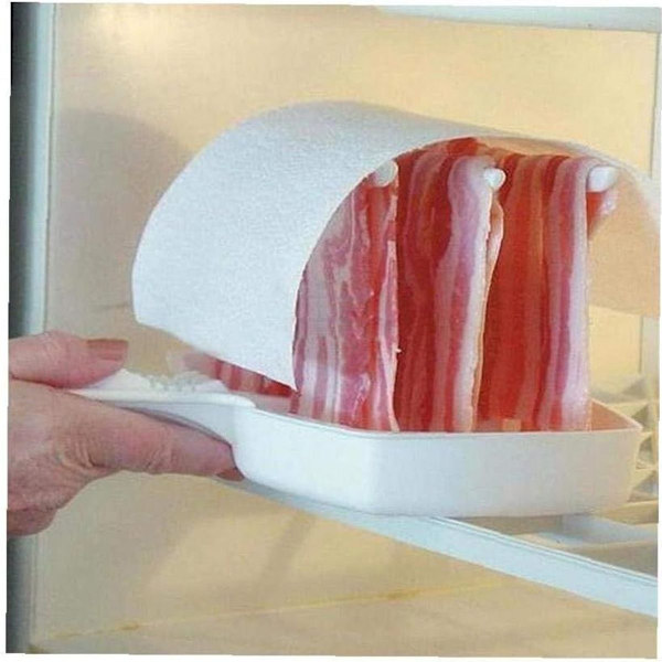 Mikrobølgeovn Bacon Rack Hanger Køkkengrej Til en sprød KLB