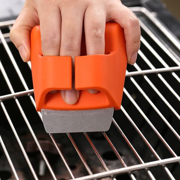 Rengöringsspatel för grillverktyg, blå, 9,6 * 7,8 * 4 cm