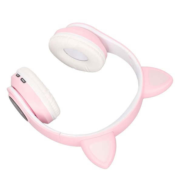 LXB39A Cat Ear Bluetooth Headset Cute Adjustable Bass KLB