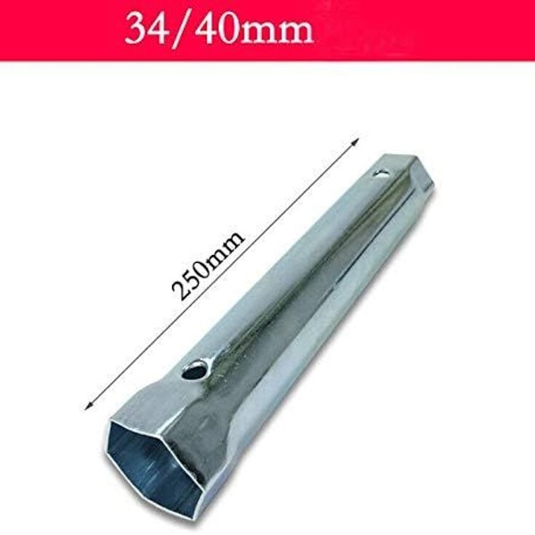 Metrinen metallihanallinen putkiavain, yksikappaleinen lukkomutteri 34-40mm KLB