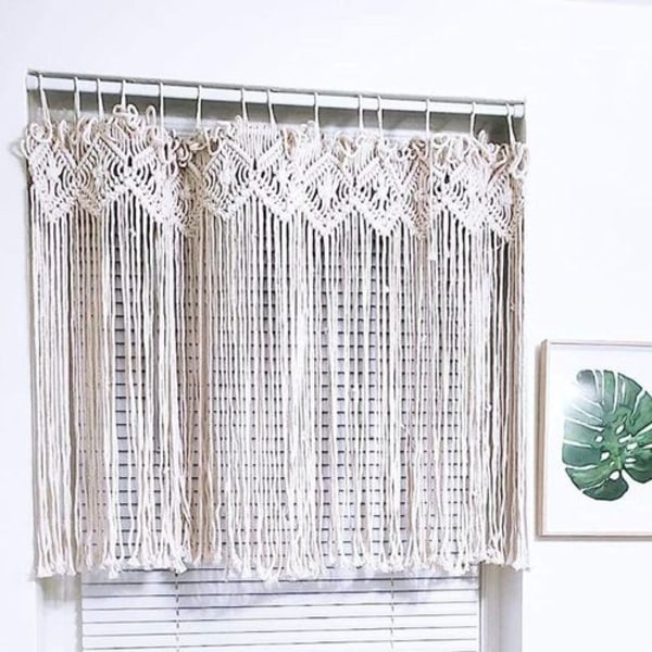 Gardinkappa Väggbonad Boho Dekoration Vävd Gobeläng Väggdekoration Utomhus