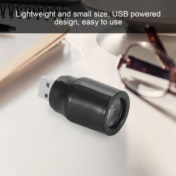 5V 1W långvarig plast mini USB LED-lampa för studier KLB