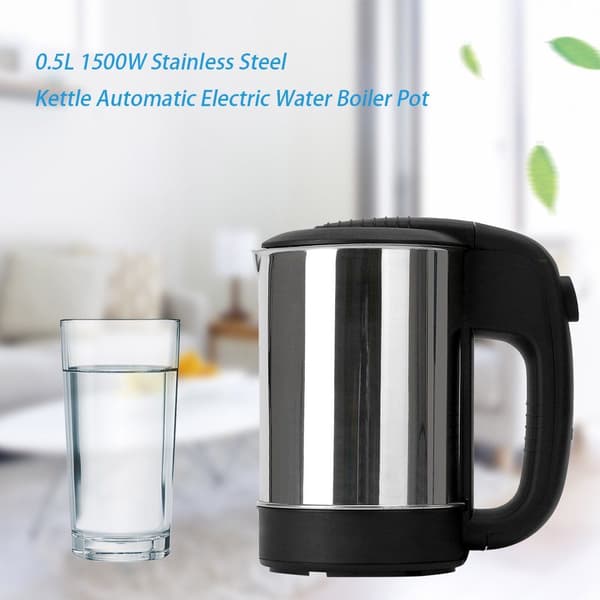 0,5L 1000W Elektrisk Kedel i Rustfrit Stål