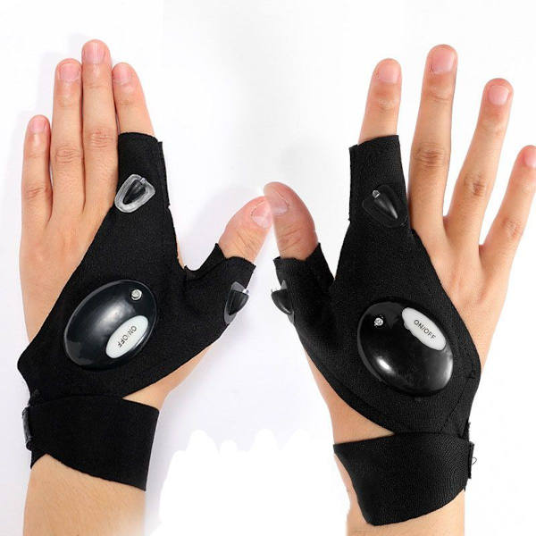 Farsdagsgaver LED-hansker Verktøy Gadgets for Camping Reparasjonsarbeid KLB