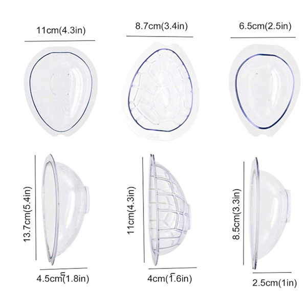 3 stk./sæt påskeæg chokoladeform kage konfekture værktøjer kage dekorationer bagning slikform polycarbonat chokoladeform