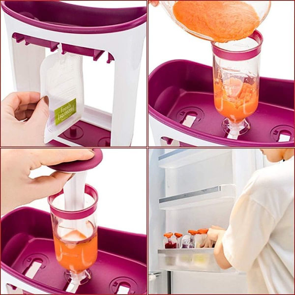 Nosii squeeze station, squeeze maker inklusive opbevaringsposer