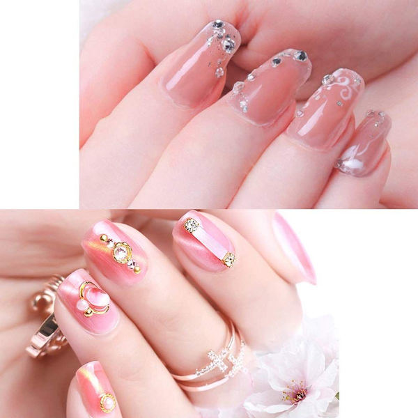 Dubbelsidig polygelborste, borste nagelgelplockare 2 i 1 design gelborste KLB