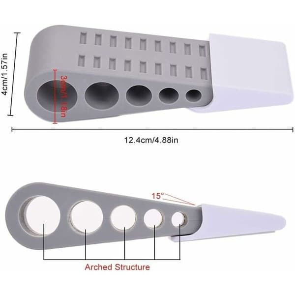 Gummidörrstopp, 4 st, robust, halkfri gummidörrstopp, kr
