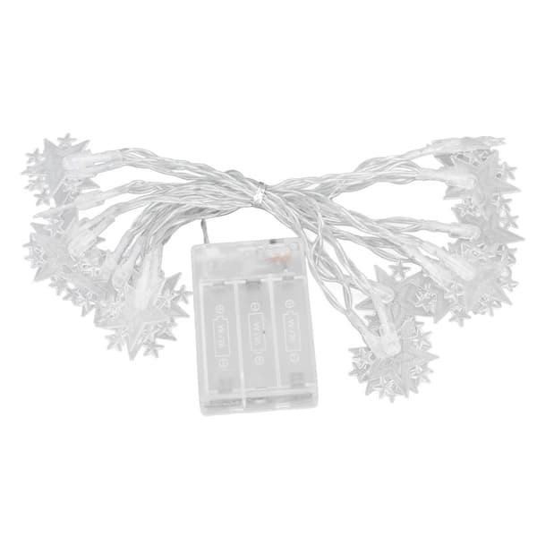 LED-stjernelys, 20 LED, ca. 3,28 m lange, stjernedesign KLB