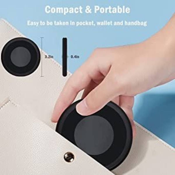USB-adapterkit (svart) Kabelkort, Multi-typ laddningskabelbox-omvandlare USB C till Lightning Typ C Mikroadapter Dataöverföring Innehåller Po-kortplats