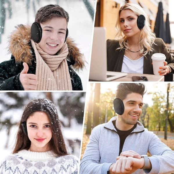 Bluetooth-ørevarmere - Bluetooth 5.0 hodetelefon-ørevarmere for løpehodetelefoner