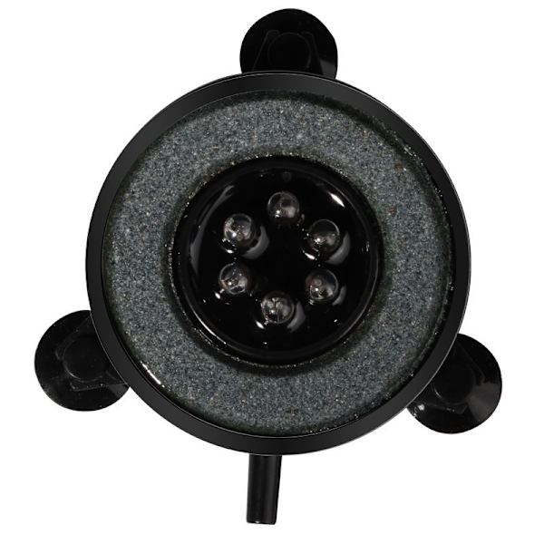 LED Akvarium Fiske Tank Luftsten Lys, Multifarvet Luftboble Sten Disk til Fisk