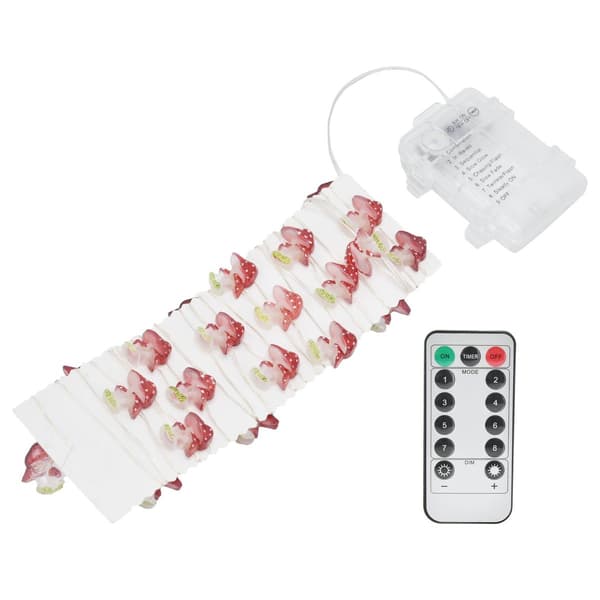 Soppformet 30LED kobbertrådslys, 3 meter lange lyslenker KLB