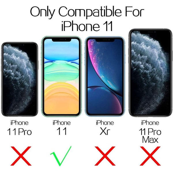 Klar silikon designet for iPhone 11-deksel - Tynt, klart, mykt TPU