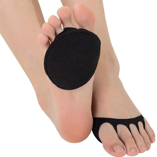 Dam sandal utan tår med hög klack och rem bak i svart KLB