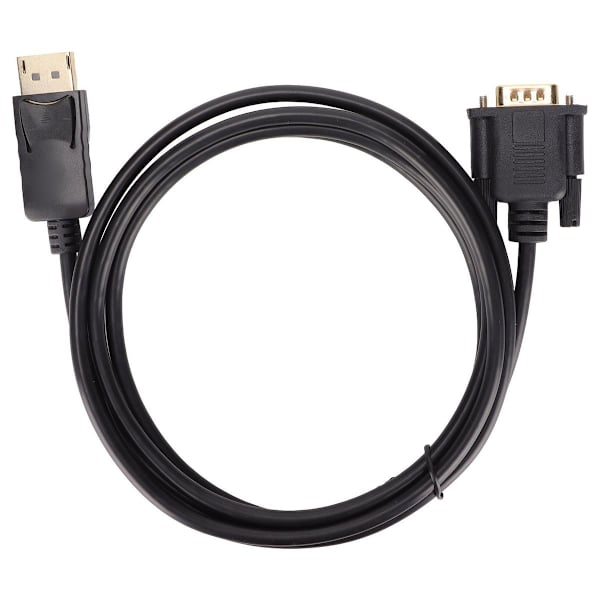 DP till VGA-adapterkabel, hane till hane, HD 1080p, guldpläterad KLB