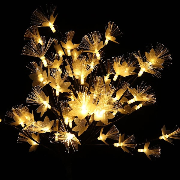 48 LED-valokuituinen kukkapuu kukkiva bonsaipuu valaistus