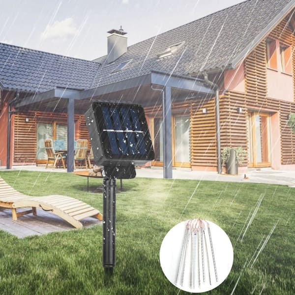 30 cm solcellsstjärnfallstråd utomhus ljusslinga KLB