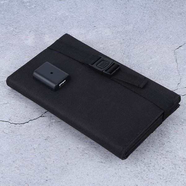 10W 5,5V bærbar solcellepanel sammenleggbart ladeplate for KLB