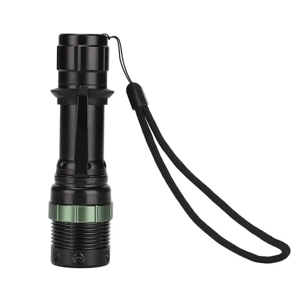Aluminiumlegering lommelykter, zoomable, superlys LED KLB