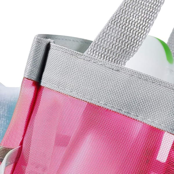 7 lomme bruse caddy tote, mesh, pink KLB