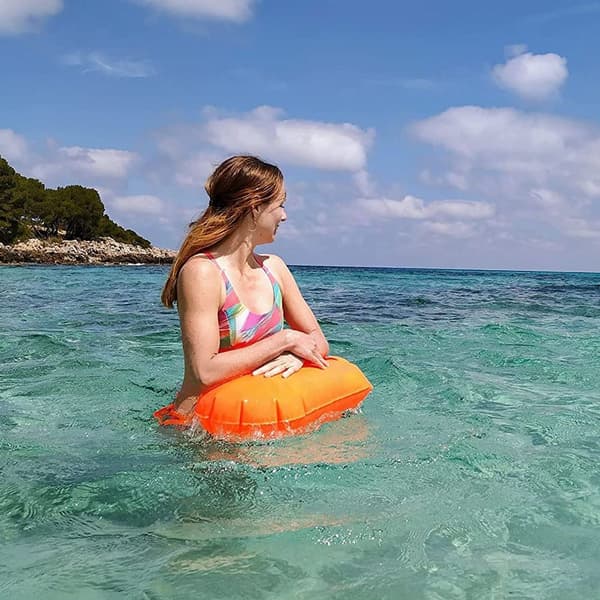 Simboja boj torr väska orange PVC säkerhet simboj simring KLB