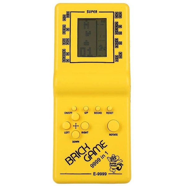 Hanbaili Retro Classic Tetris Håndholdt LCD Elektronisk Spill Leke Spill KLB